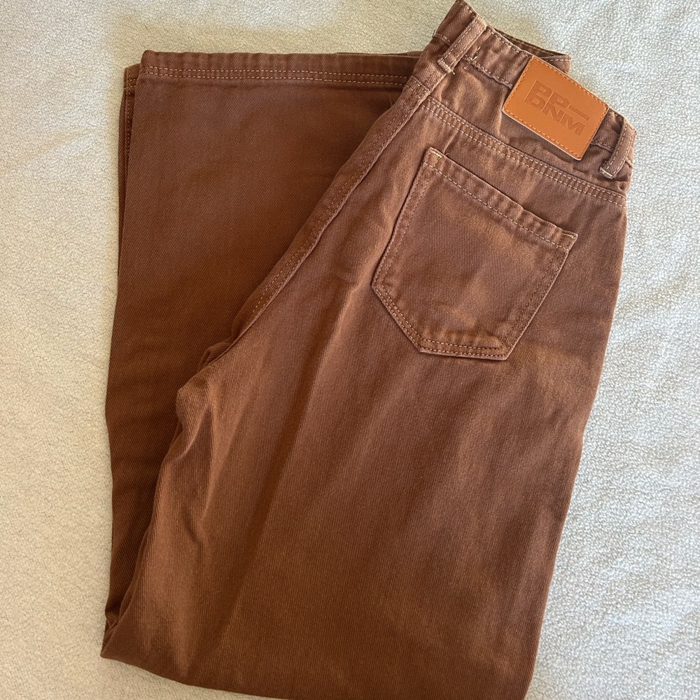 Princess Polly straight leg brown jeans